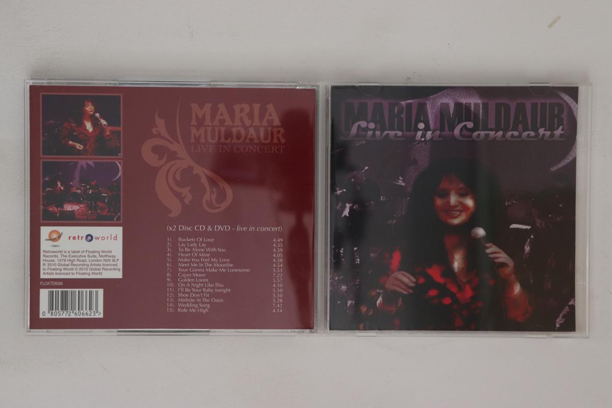 

CD MARIA MULDAUR Live In Concert FLOATD6066 RETROWORLD 2010 UK Folk Used