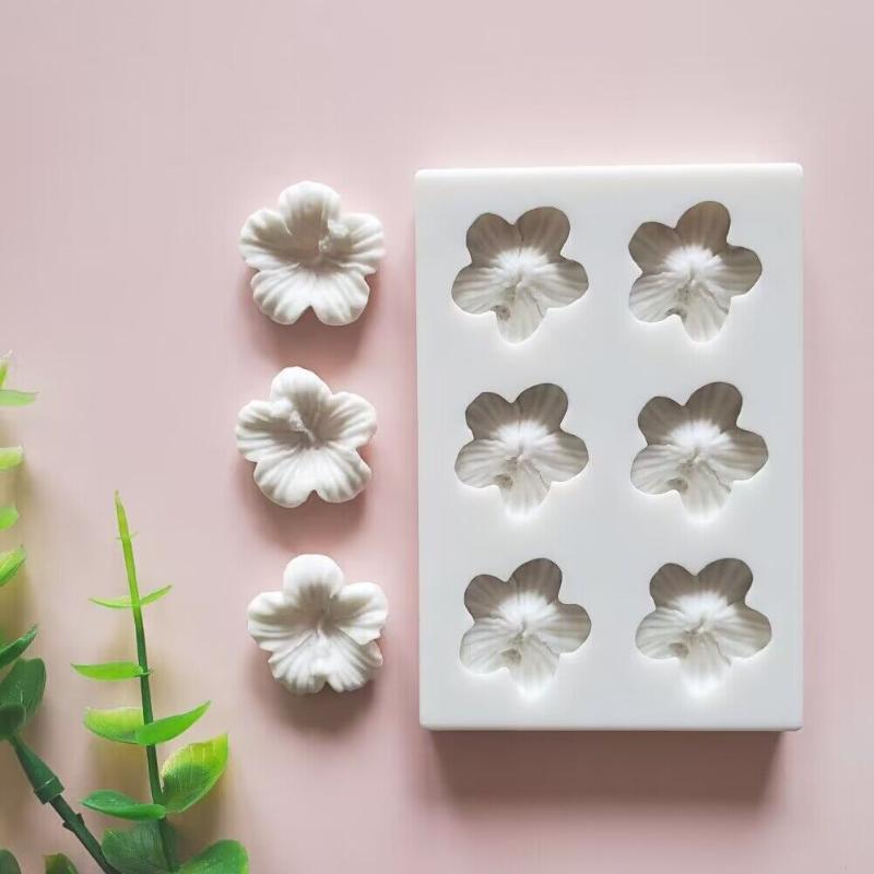 Mini Fiore di Rosa Camelia Margherita Stampo in Silicone per Zucchero Stampo da Forno per Biscotti Cupcake Cioccolato Strumenti per Decorare Torte in Fondant