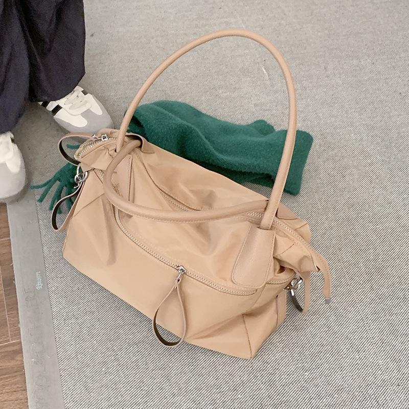 Simple and Versatile Casual Tote Bag, Large-capacity Single-shoulder Crossbody Bag