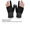 1 Pair Gaming Grip Gloves Two-finger Touch Super Sweat Proof No Latency High Sensitivity Breathable Sensitive Touch Screen Fingertips