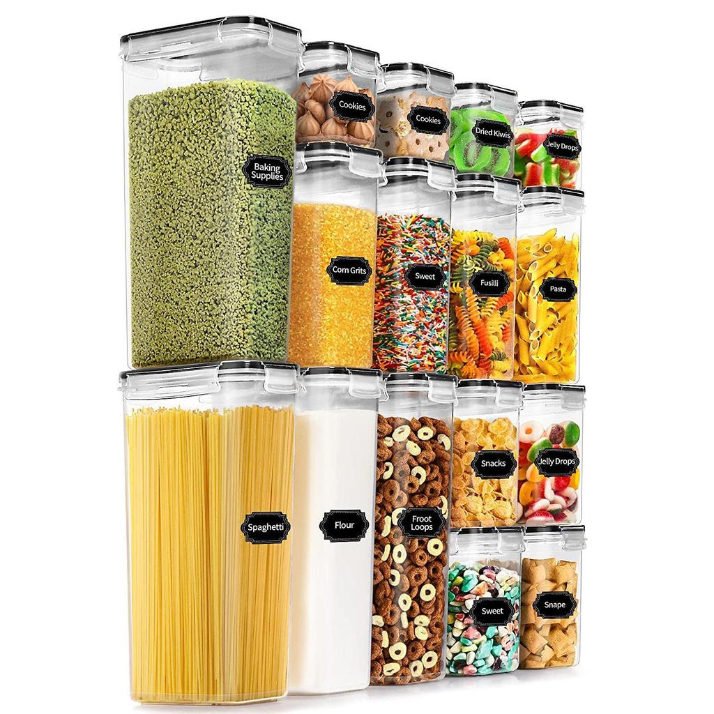 PP Fresh-Keeping Storage Box: Sealed Refrigerator Jar for Snacks & Whole Grains