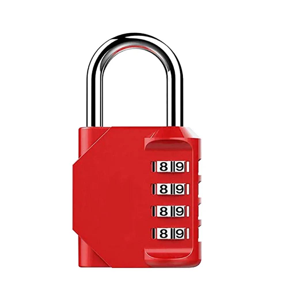 Padlock Password Locks 4 Digit Mini Lock Number Password Waterproof Security Lock for Door Suitcase Bag Package Cabinet Window