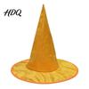 Cappello a Punta da Mago per Adulti in Velluto Cappello da Strega per Costume di Halloween con Ampio Bordo Magico Copricapo per Festival Dark Fantasy Cosplay Adulto