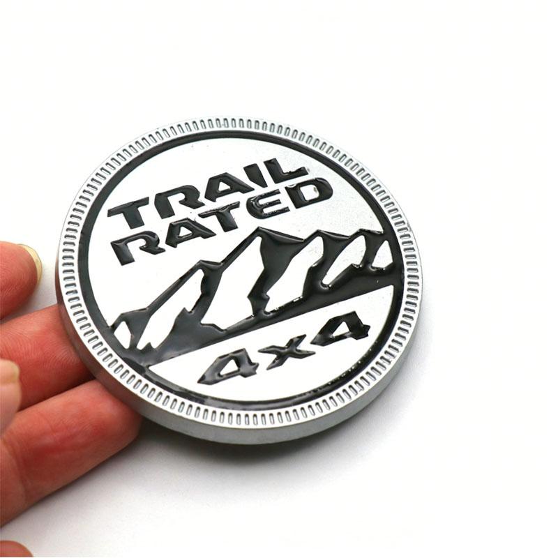 New 3D metal snow mountain badge suitable for JEEP Wrangler Grand Cherokee Freedom Knight modification accessories AMW1