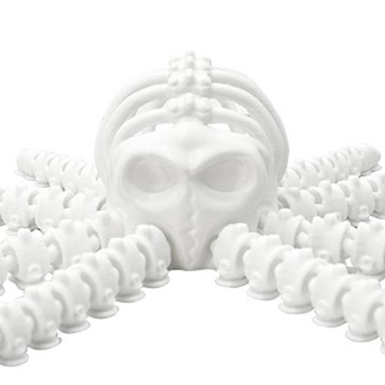 Simulated Skeleton Octopus Figurine Movable Joints Octopus Figure Articulated Sea Animal Model Fidget Toy Desktop Decoration Ornament