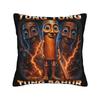 Federa Cuscino Tung Tung Sahur Cartoon Friends Copricuscino Comodo per Sedia Salotto Federe Cuscino Retro Trendy