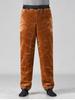 Men's Fleece-Lined Leather Motorcycle Pants - Thick, Windproof, Waterproof, Warm, Plus Size