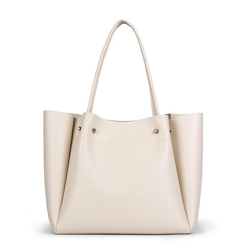 Z 2023 New Women's Bag Soft Leather Large Capacity Tote One-shoulder Portable All-matching Commuting