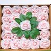 PE Foam Rose Flower Bouquet for Wedding, Valentine's Decoration, and Home Decor