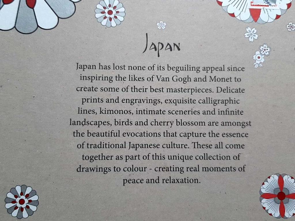 [USED] Foreign Books Coloring Book Art Therapy Japan: 100 Designs
