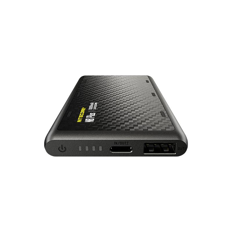 NITECORE NB Plus 10000mAh Power Bank 22.5W Max Output Mobile Powerbank Waterproof USB-C Fast Charge PD QC3.0 Output Only 155g