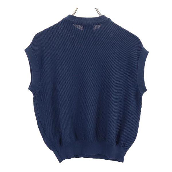 AMERI UNDRESSED Rayon Blend Knit Vest Navy System Women Used