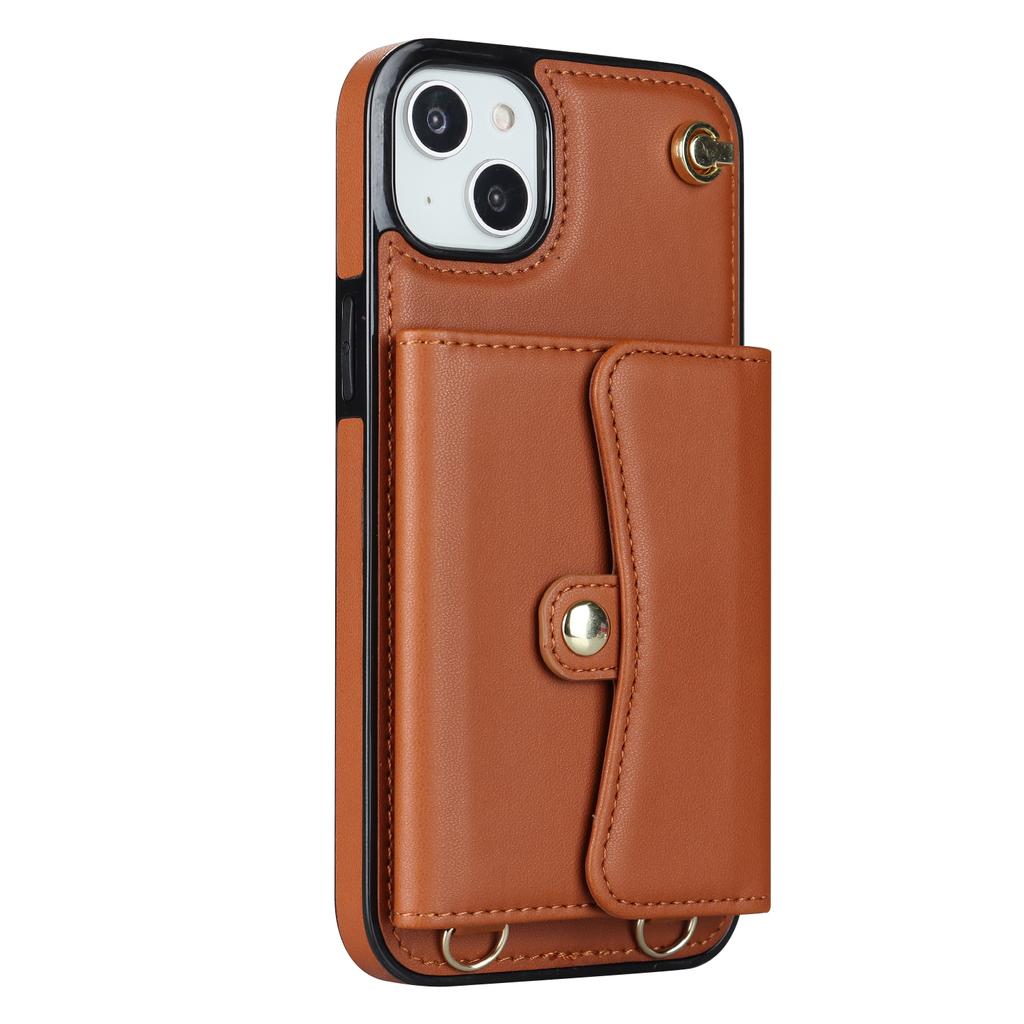 Cross Body Organ Design Wallet case Phone Cover for iPhone 14/15 Pro/16 Promax/17