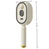 Electric Spray Hair Brush 2-In-1 Misting Hair Brush With Water Spray Reduce Frizz Anti-Static Retractable Steam Massage Comb
