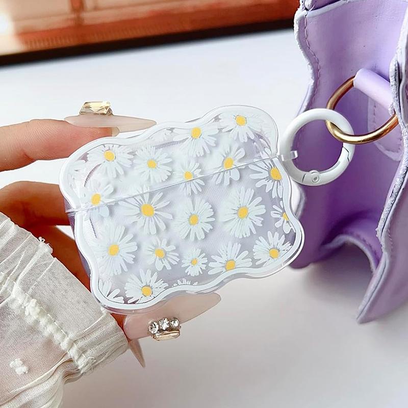 Cute Pink Bow Tie 3D Bellis Perennis Case For Airpods 4 Protective For Airpods Pro Pro2 Cartoon Wireless Bluetooth Earphone Case For Airpods1 2 3