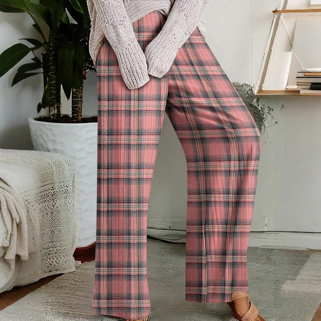 Pajama Pants, Sleepwear, Casual Drawstring Elastic Waist Pants, Comfortable Straight-leg Loose Pants