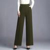 Women's High Waist Wide Leg Flowing Dress Pants with Slimming Fit for and Casual Wear