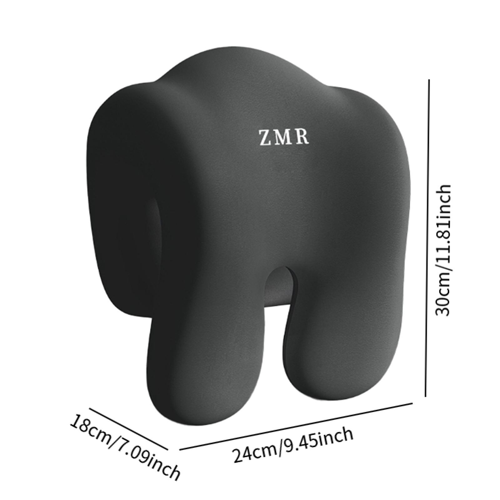 

Napping Pillow Comfortable Protect Neck Memory Foam Removable Back Cushion Multi Use for Work Office Chair Student Simple Rest чёрный