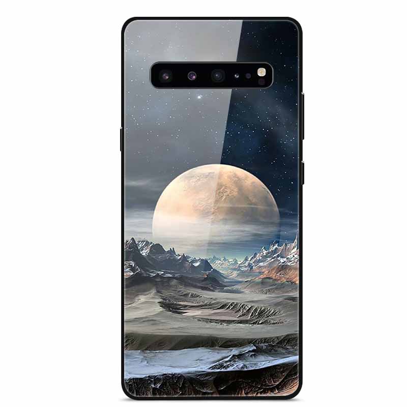 For Samsung S10 5G Case S10e S9 S8 S7 Edge Luxury Tempered Glass Hard Back Cover For Samsung Galaxy S10 Plus Lite TPU Bumper