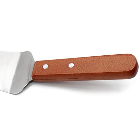 Wooden Handle Stainless Steel Cake Pizza Cheese Shovel Scoop Kitchen Baking