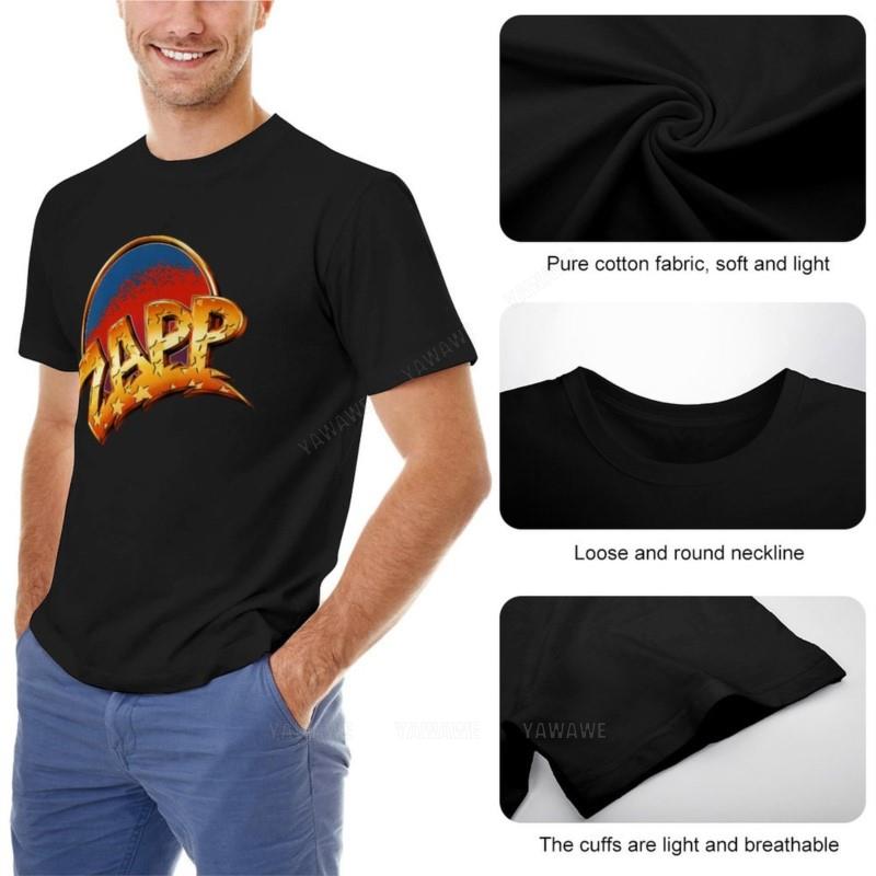 Zapp - Roger Troutman 37 Shirt Graphic Trending T-Shirt O Neck T-shirt Short Sleeve Men T Shirts Black T-shirt Mens Cotton Tops