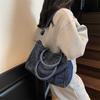 Large Capacity Denim Cotton Shoulder Crossbody Bag Fashion Designer Handbag Ladies Tote Bags Luxury Women Durable Purses Sac