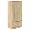 VidaXL Armoire tiroir chêne sonoma 55,5x34x119,5 cm bois d'ingénierie, armoire de rangement, buffet haut, armoire de 861645