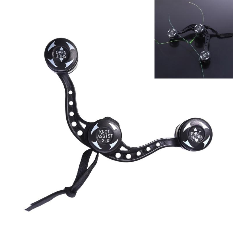 Fishing Knot Tying Tool Compacts Fishing Line winders Knotter Assist Connector Quick Wire Binding Device Easy to Use