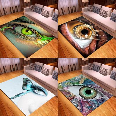 Nadaje się do salonu, dywanu do wnętrz, dywanu domowego, miękkiego dywanu z magicznym wzorem oczu