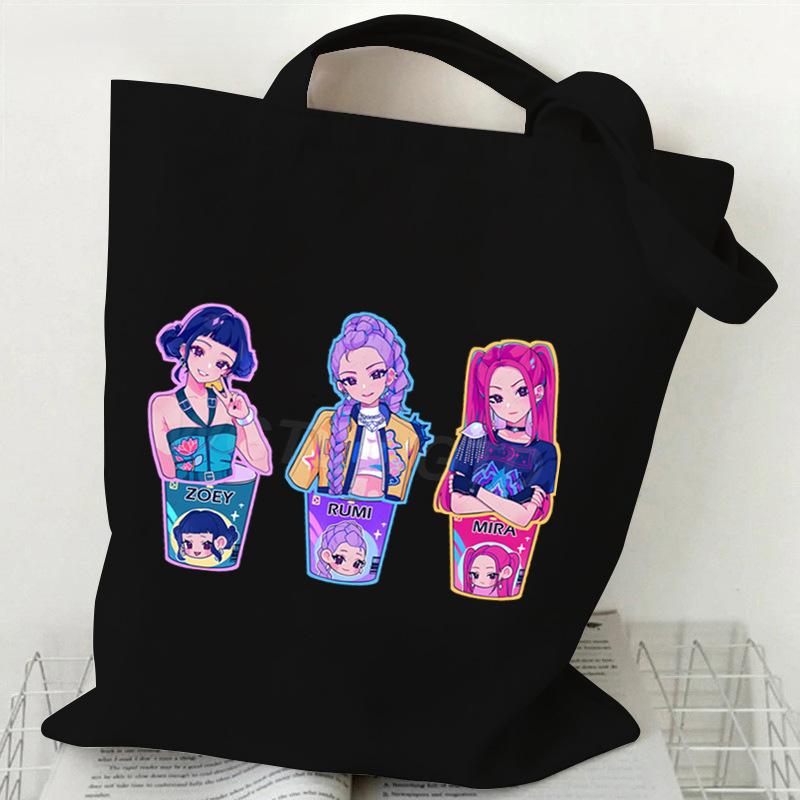Witch Hunters Peripheral Fashion Shoulder Bag Women's Large Capacity Student Canvas Bag Work Commuter Tote Bag