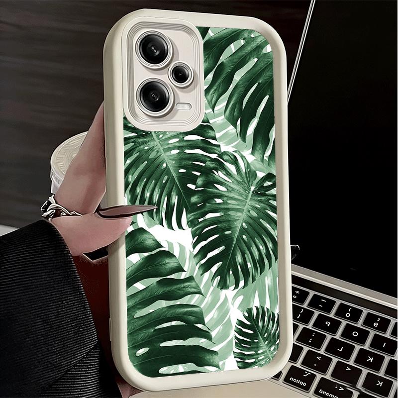 Phone Case for Xiaomi Redmi Note 15 14 13 Pro Plus Summer Plants Green Leaf Shell 12S 11 11S 11T 5G 14S Soft Silicone Funda