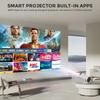 Mini Projector Projector Native 1080P 5G Wifi - 16:9 Bluetooth Full HD Home Cinema