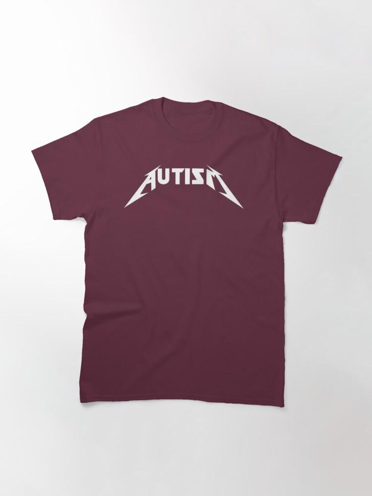 Autism metal font Classic T-Shirt