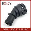 BOICY Engine Coolant Flange Pipe Water Pump Connector for Jetta Polo Tiguan Golf A1 A3 Q3 TT/TTS Octivia 5Q0122291AC 1K0122291CQ