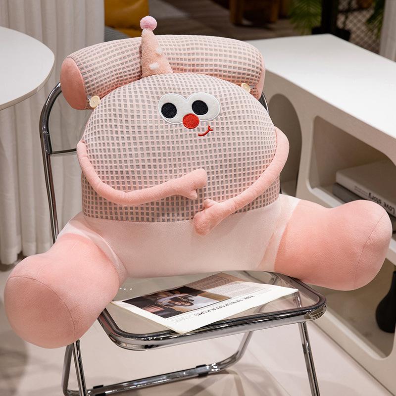 Dopamine Monster Waist Rest Removable And Washable Ice Beans Four Seasons Available Waist Pillow Office Waist Pillow Car Waist Pad