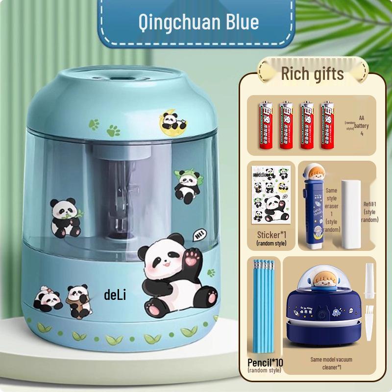 

Deli Автоматична Електрична Точилка для Олівців - Подвійне Живлення для Початкових та Ескізних Олівців No-4cm-4cm