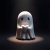 Halloween Ghost Party Decoration - Cute White Ornament for Yard or Desktop