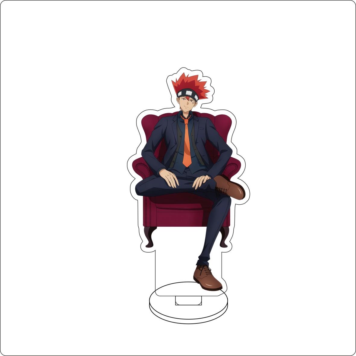 

10CM Anime Mashle: Magic and Muscles Figure Stand Model Mash Burnedead/Lance Crown Cute Desk Decor Standing Sign Gifts 10CM