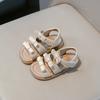 Summer New Princess Sandals Little Girl Sandal Bowtie Chic Sweet Kids Fashion Open-toe Versatile Children Flat Sandals