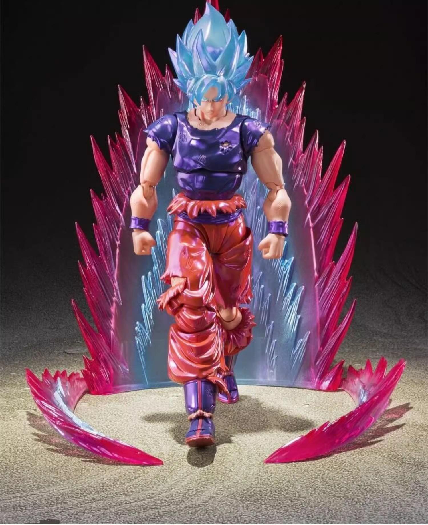 

Anime Dragon Ball Z SHF kaiouken Blue Son Goku Articulated Action Figure Collectible Toys 17cm no box