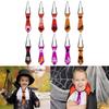 Halloween Krawatte für Kinder Elastische Pailletten Krawatte Party Hängende Dekorationen Saisonales Ornament Festival Bühnenrequisiten Krawatte
