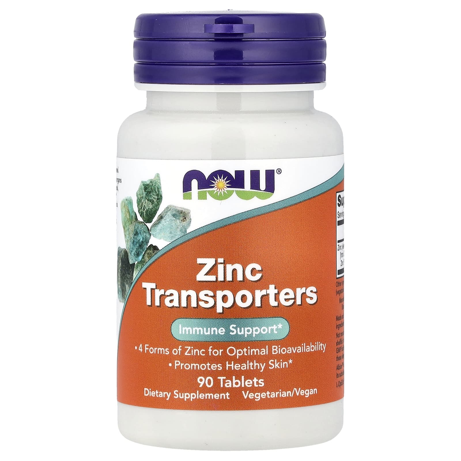 

NOW Foods, Zinc Transporter, 90 Tablets (22 mg per tablet)