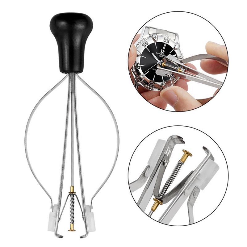 Metal Elastic Watch Repair Tool Set: Stitch Holder & Hand Remover