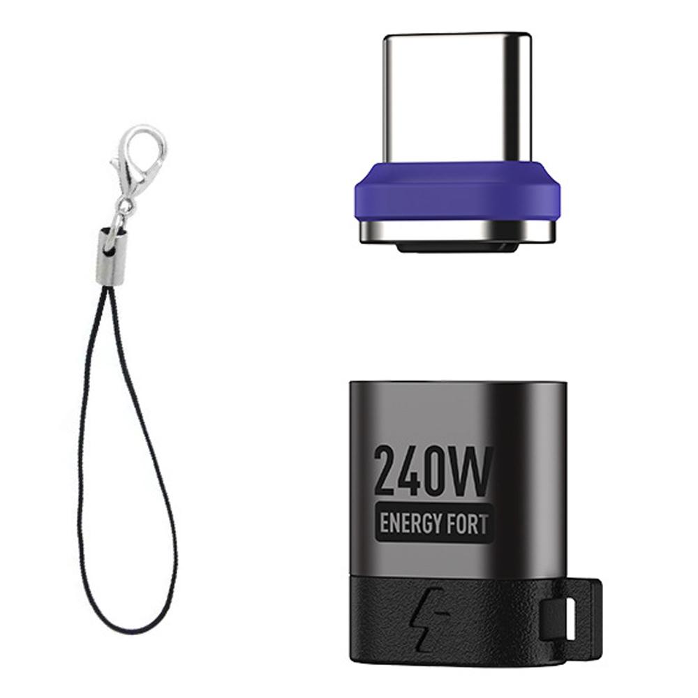 SIKAI 240W PD 3.1 Magnetický nabíjecí adaptér Type-C Rychlé nabíjení Přenos dat Konektor