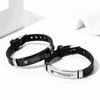 1 Set Crown Pattern Personalized Couple-style Adjustable Silicone Bracelet