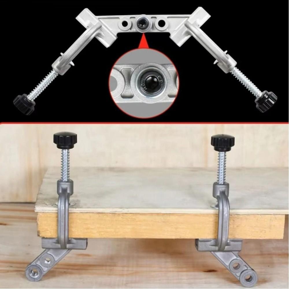 Vinkelklämhållare i rostfritt stål 90 / 10-180 grader Fyrkantsrör Träbearbetningsklämma Svetsningspositionerare TC1/TCA2