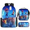Surrounding ONE PIECE cartoon animation primary school students second or fourth grade lightweight burden reduction large capacity backpack bag
