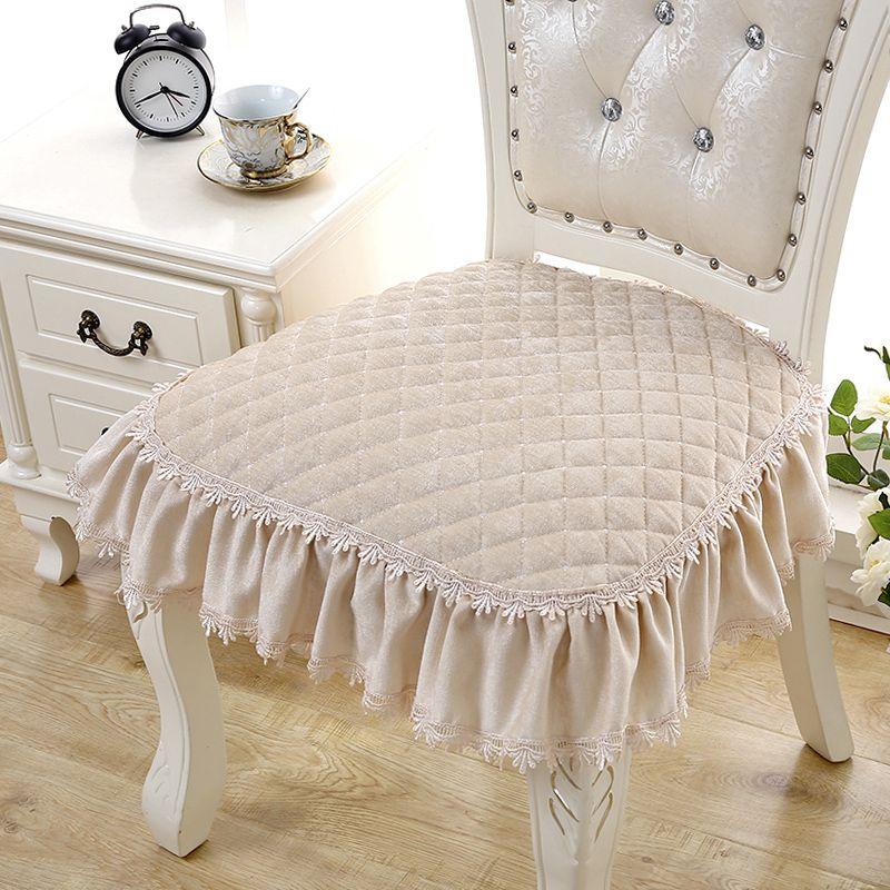 Minimalist Four Seasons Universal European Style Non-Slip Fabric Dining Chair Cushion