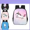 Large Capacity Unicorn Backpack For Kids Lightweight School Bag In Oxford Fabric