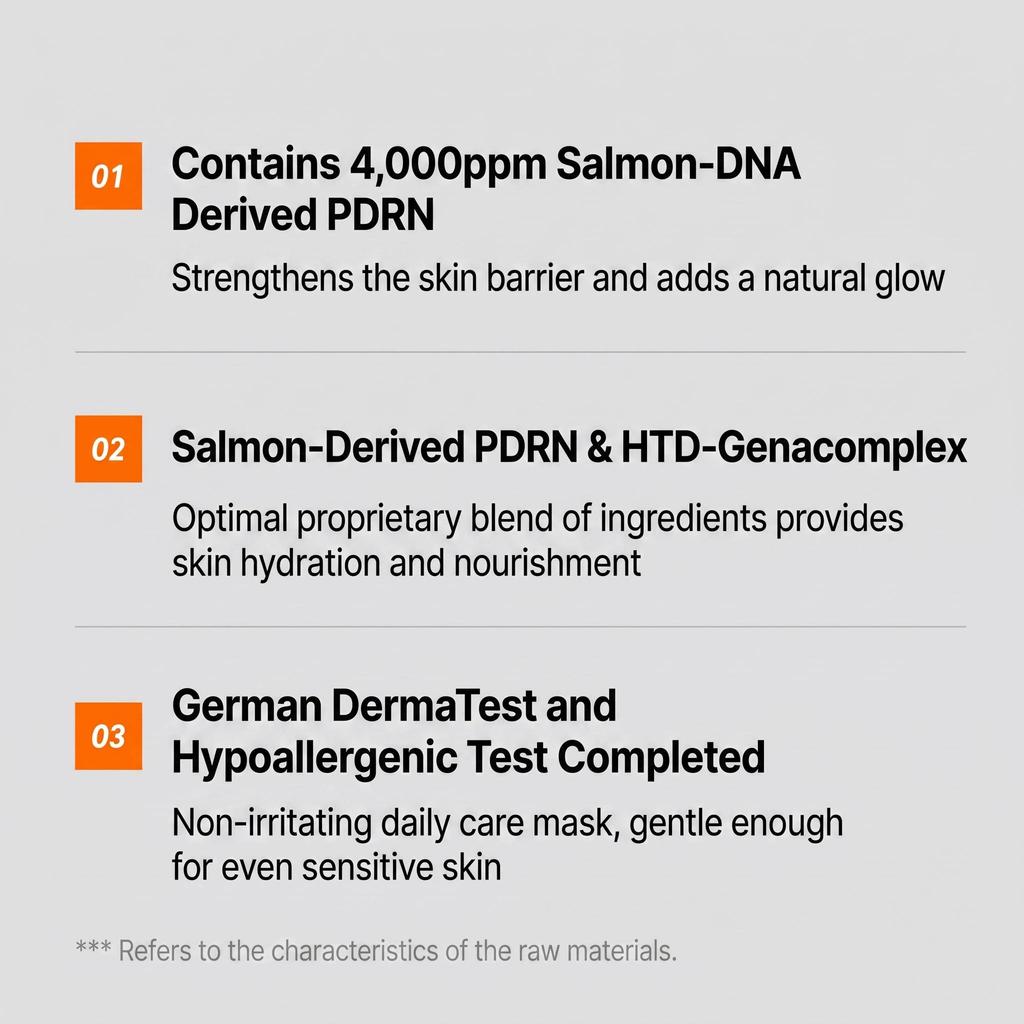 Genabelle PDRN Rejuvenating Mask 5 Sheets (+Free Gift)